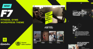F7 – Fitness Gym WordPress