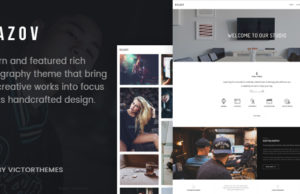 Glazov – Fotografie WordPress Template