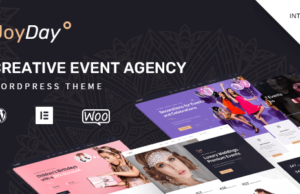 JoyDay – WordPress-Vorlage der Creative Event Agency