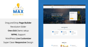 Max Electric – Elektriker WordPress Template