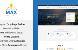 Max Electric – Elektriker WordPress Template