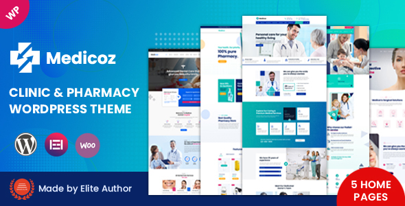 Wordpress Immobilien Template Medicoz - Clinic & Pharmacy WordPress Theme