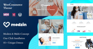 Medzin – Mehrzweck-WordPress-Vorlage für medizinisches WooCommerce