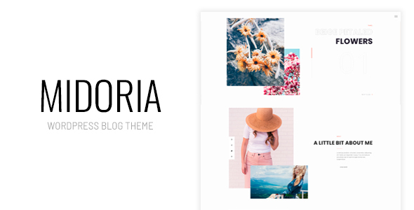 Wordpress Blog Template Midoria - Personal WordPress Blog Theme