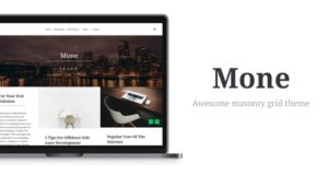 Mone – Responsive WordPress-Blog-Thema, Mauerwerksraster