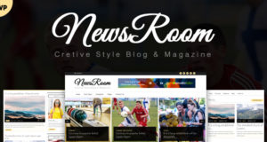 Newsroom – Nachrichten, Magazin, Blog WordPress Vorlage