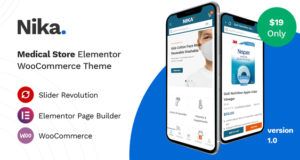 Nika – Medical Elementor WooCommerce Layout