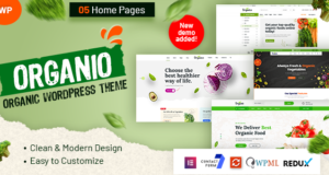 Organio – Bio-Lebensmittelgeschäft WordPress