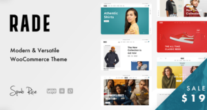 Rade – Ein vielseitiges WooCommerce-Thema