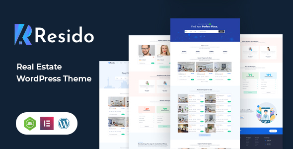 Wordpress Immobilien Template Resido - Real Estate WordPress Theme