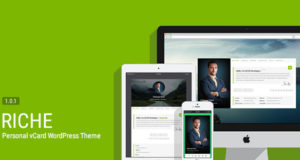 Riche – Persönliches vCard WordPress-Template