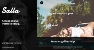 Salla – WP Responsive Vollbild-Portfolio-Blog