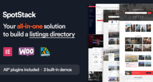 SpotStack – Verzeichnis & Listing WordPress Template