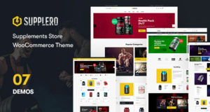 Supplero – Supplement Store WooCommerce Vorlage