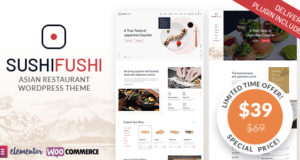 SushiFushi – Japanisches & asiatisches Restaurant WordPress Vorlage