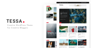 Tessa – Modernes Thema für Blogs & Magazine