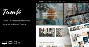 Tumli – Ein persönliches WordPress-Template im Masonry-Stil