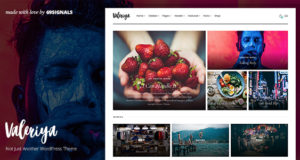 Valeriya – Nobles Thema für WordPress