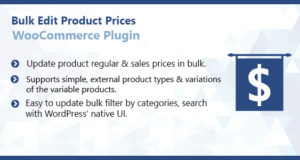 WooCommerce Bulk Edit Produktpreise Plugin