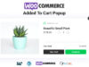 WooCommerce zum Warenkorb-Popup hinzugefügt