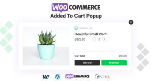 WooCommerce zum Warenkorb-Popup hinzugefügt