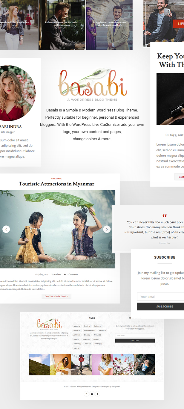 Basabi - Blog WordPress Theme - 1
