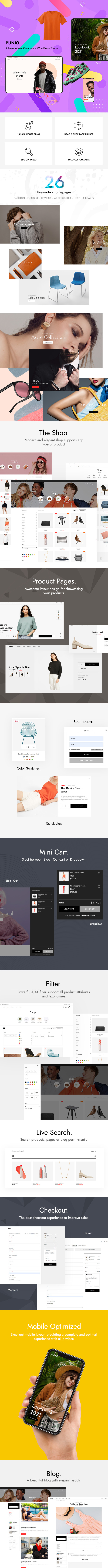 Punio - All-in-One-WordPress-Theme für WooCommerce - 2