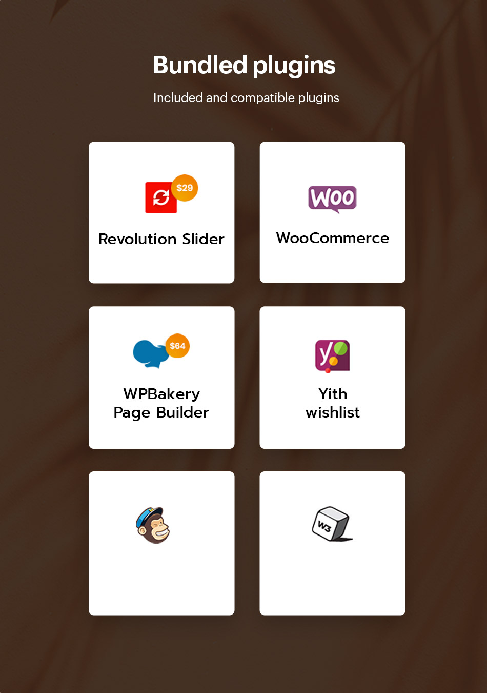 Revolution Slider, WPBakery Page Builder, Mailchimp und andere Plugins kostenlos