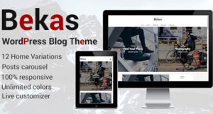 Bekas – Responsives WordPress-Blog-Layout