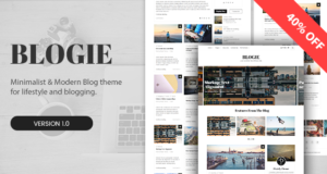 Blogie – Minimalistisches WordPress-Blog-Layout
