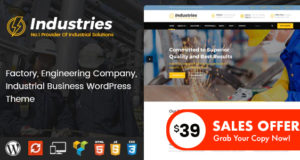Branchen – WordPress Template für Fabriken und Industrieunternehmen