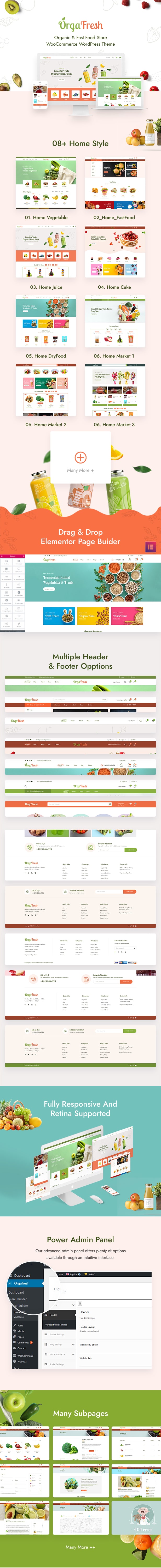 Orgafresh - Bio & Lebensmittel WooCommerce Theme - 1