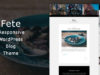 Fete - Responsives WordPress-Blog-Vorlage