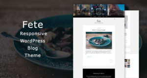 Fete – Responsives WordPress-Blog-Vorlage