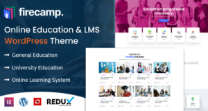 Firecamp – Bildung WordPress Layout