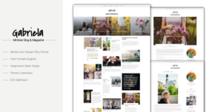 Gabriela – Crafted Blog WordPress Layout