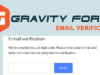 Gravity Forms E-Mail-Verifizierung - OTP-Verifizierung