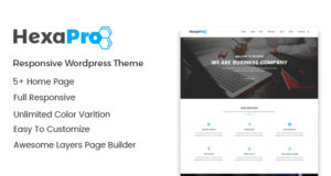 Hexapro – Unternehmens-WordPress-Template
