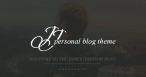 JJ BLOG – Persönliches Blog WordPress Template