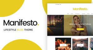 Manifest – Lifestyle Blog WordPress Layout