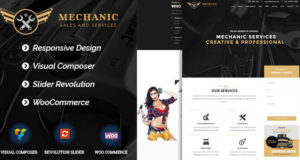 Mechaniker – Autoservice & Werkstatt WordPress Layout