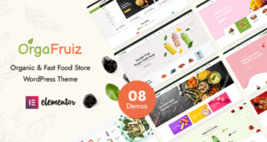 OrgaFruiz – WooCommerce-Vorlage für Bio & Lebensmittel (RTL unterstützt)