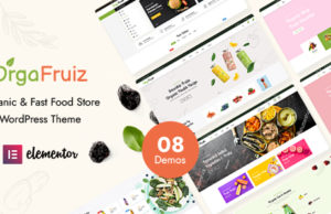 OrgaFruiz – WooCommerce-Vorlage für Bio & Lebensmittel (RTL unterstützt)