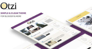 Otzi: Responsives WordPress-Template für Blogger