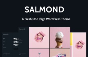 Salmond – Ein neues WordPress-Layout für eine Seite