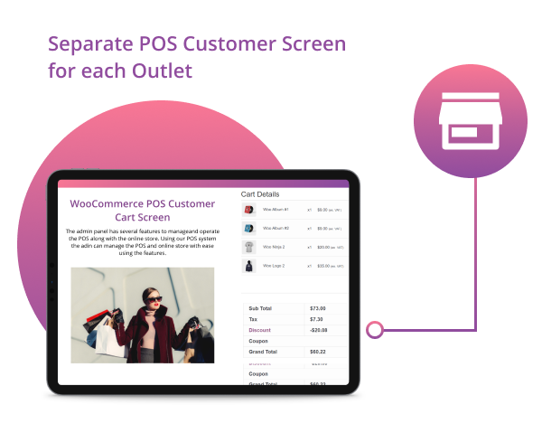 WooCommerce POS-Kunden-Warenkorb-Bildschirm - 5