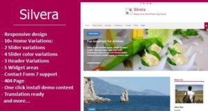 Silvera – Responsives WordPress-Blog-Vorlage