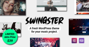 Swingster – Elementor Music WordPress Template