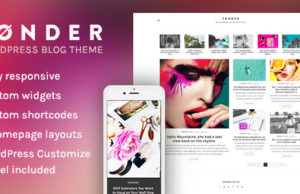 Tonder – Minimales Mehrzweck-WordPress-Template