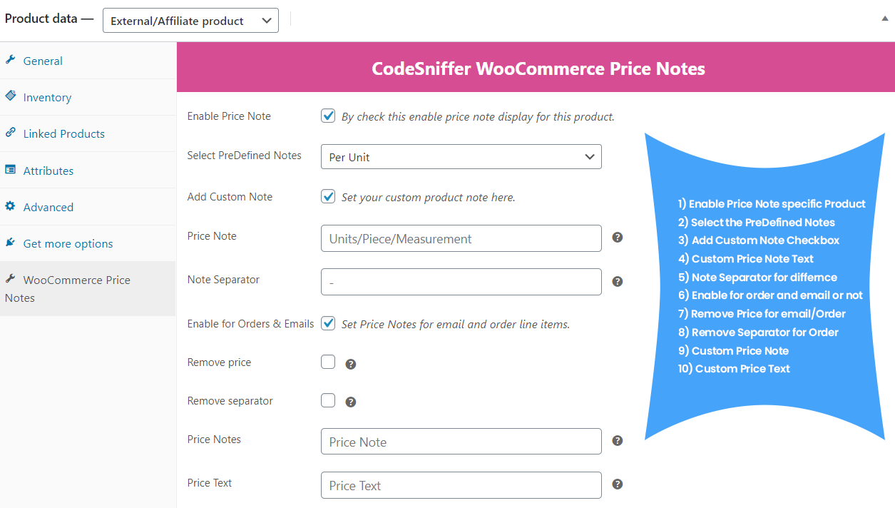 WooCommerce Preisnotiz-Plugin